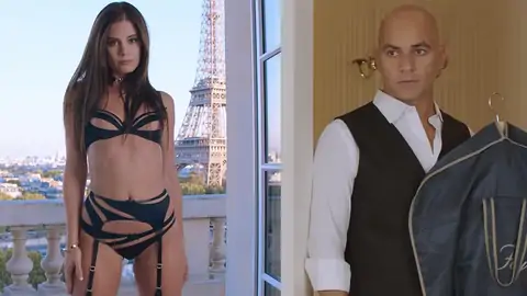 Lil' Caprice wearing lingerie while banged in a hotel