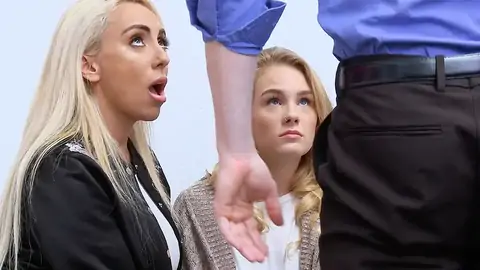 COUGAR is seeing while her stepdaughter is squealing